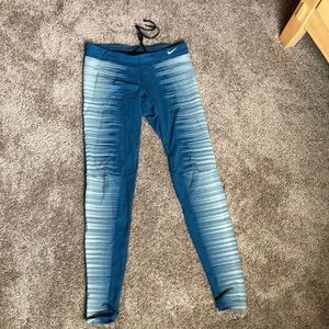 Reflective Nike leggings.